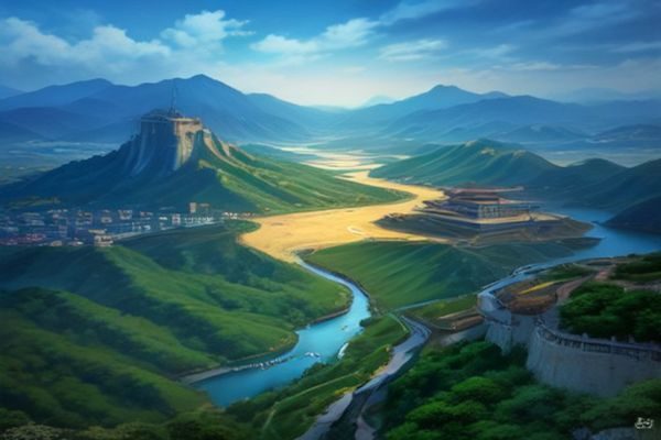 香港城市天际线远景，夕阳余晖下的维港全景，象征陈冠希事件作为香港娱乐史重要节点的历史沉淀感